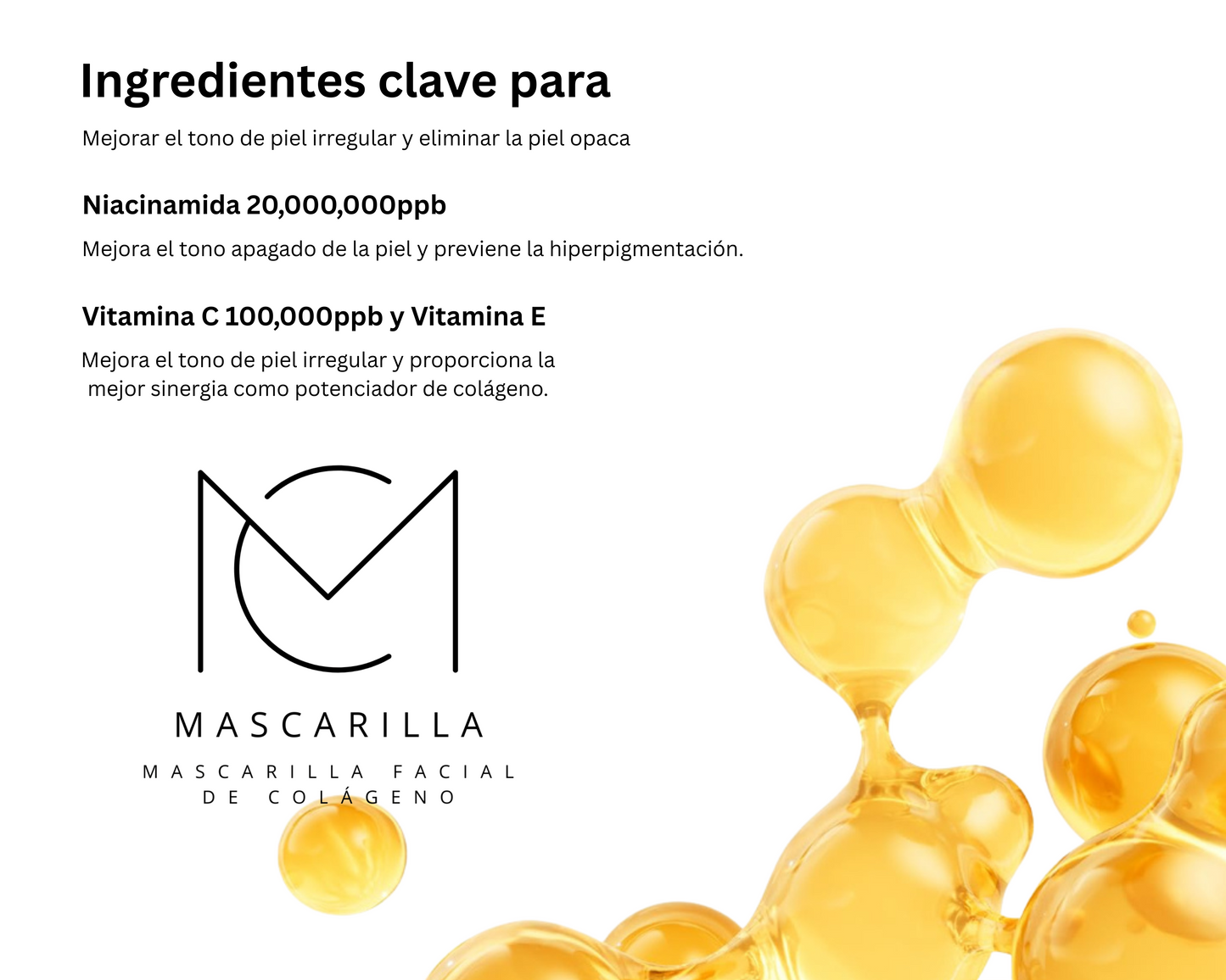 Mascarilla de colágeno