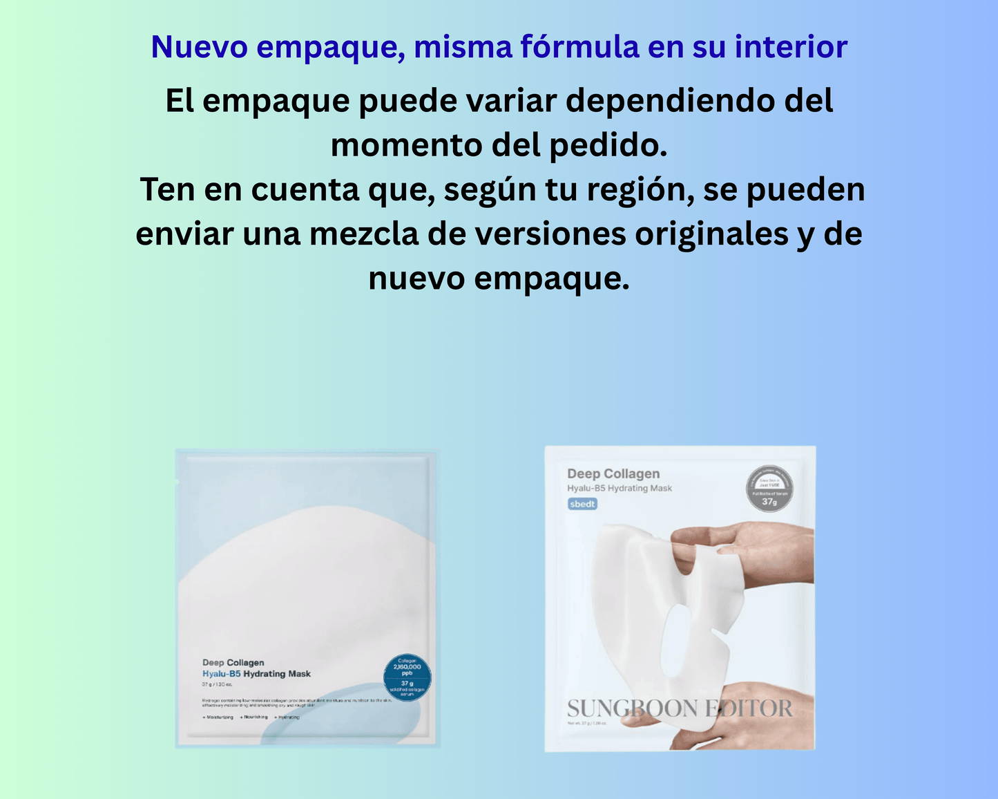 Mascarilla  de colágeno