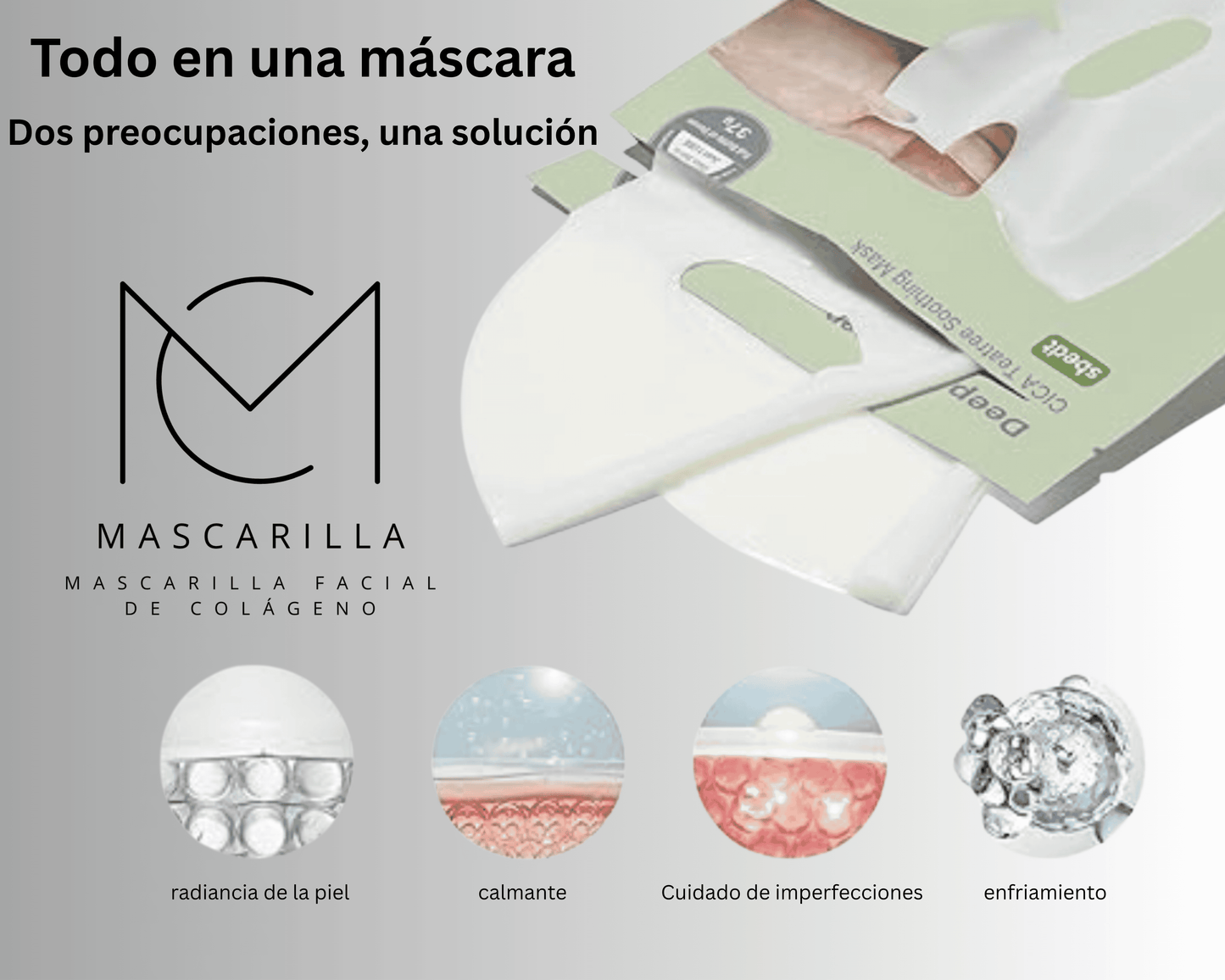 Mascarilla de colágeno