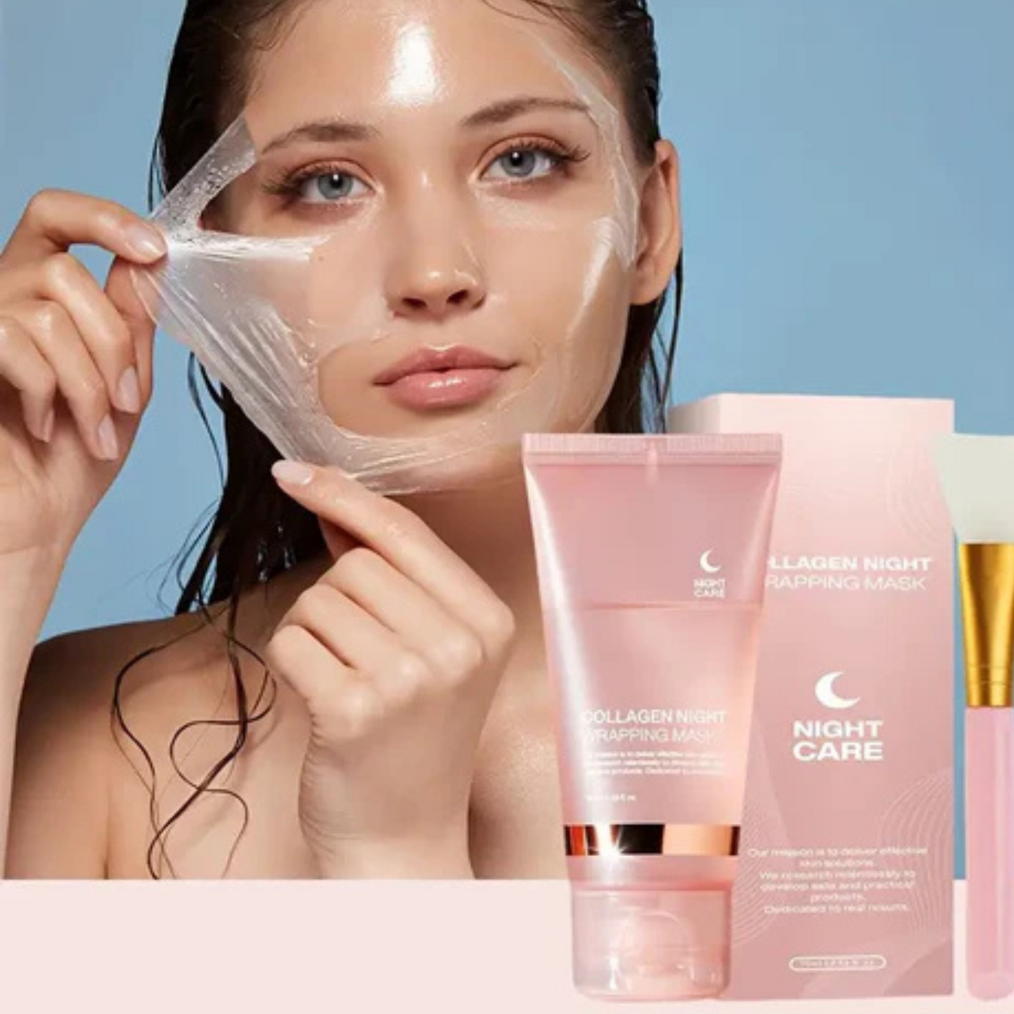 Mascarilla VIRAL Nocturna Hidratante de Colágeno